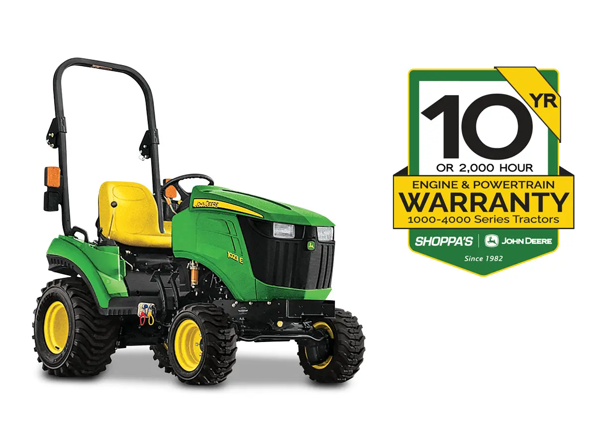 1023E SUB COMPACT TRACTOR – $169 MONTHLY