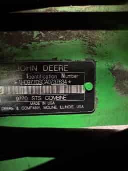 2010 John Deere 9770 STS Image