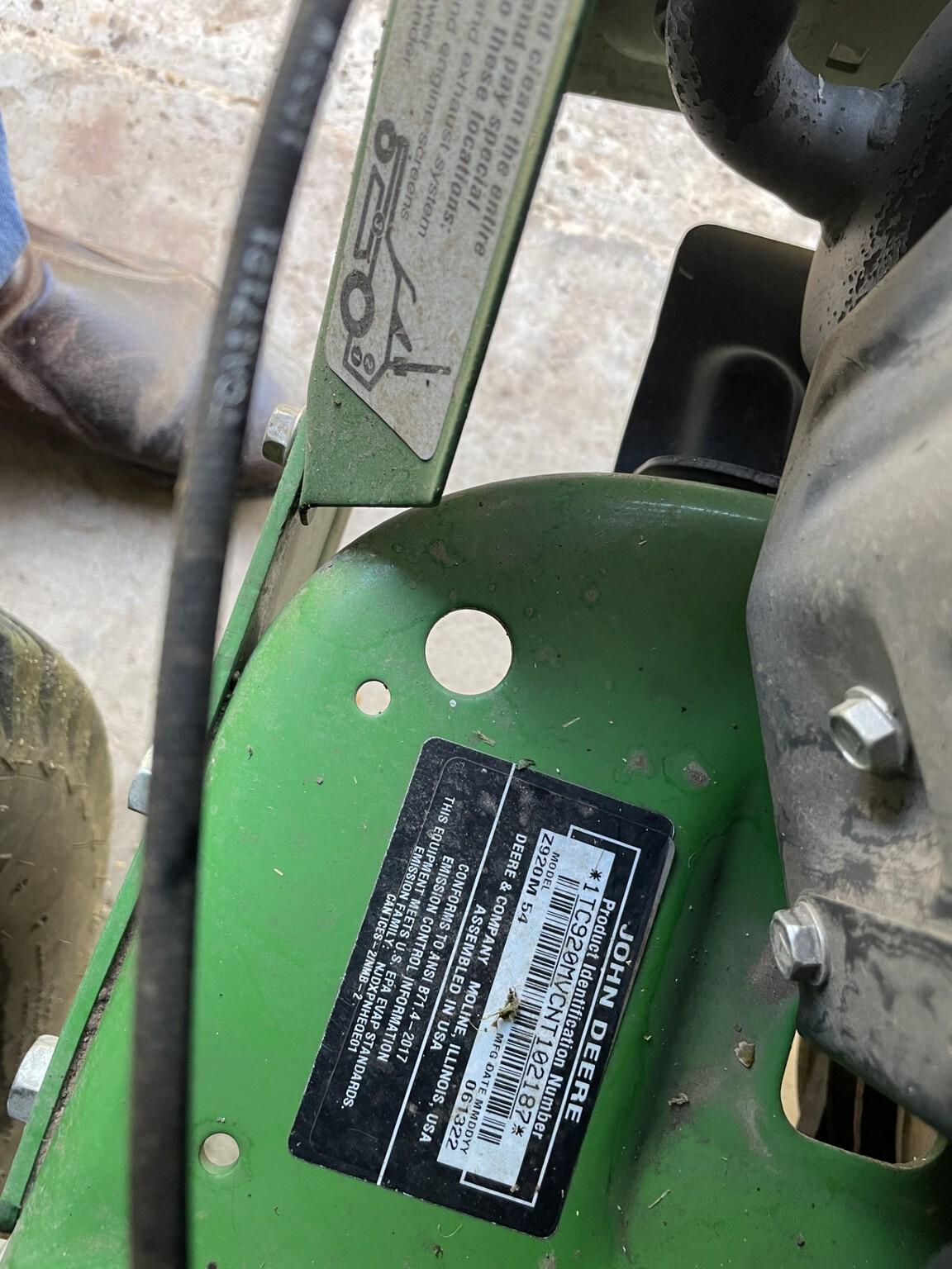 2022 John Deere Z920M Image