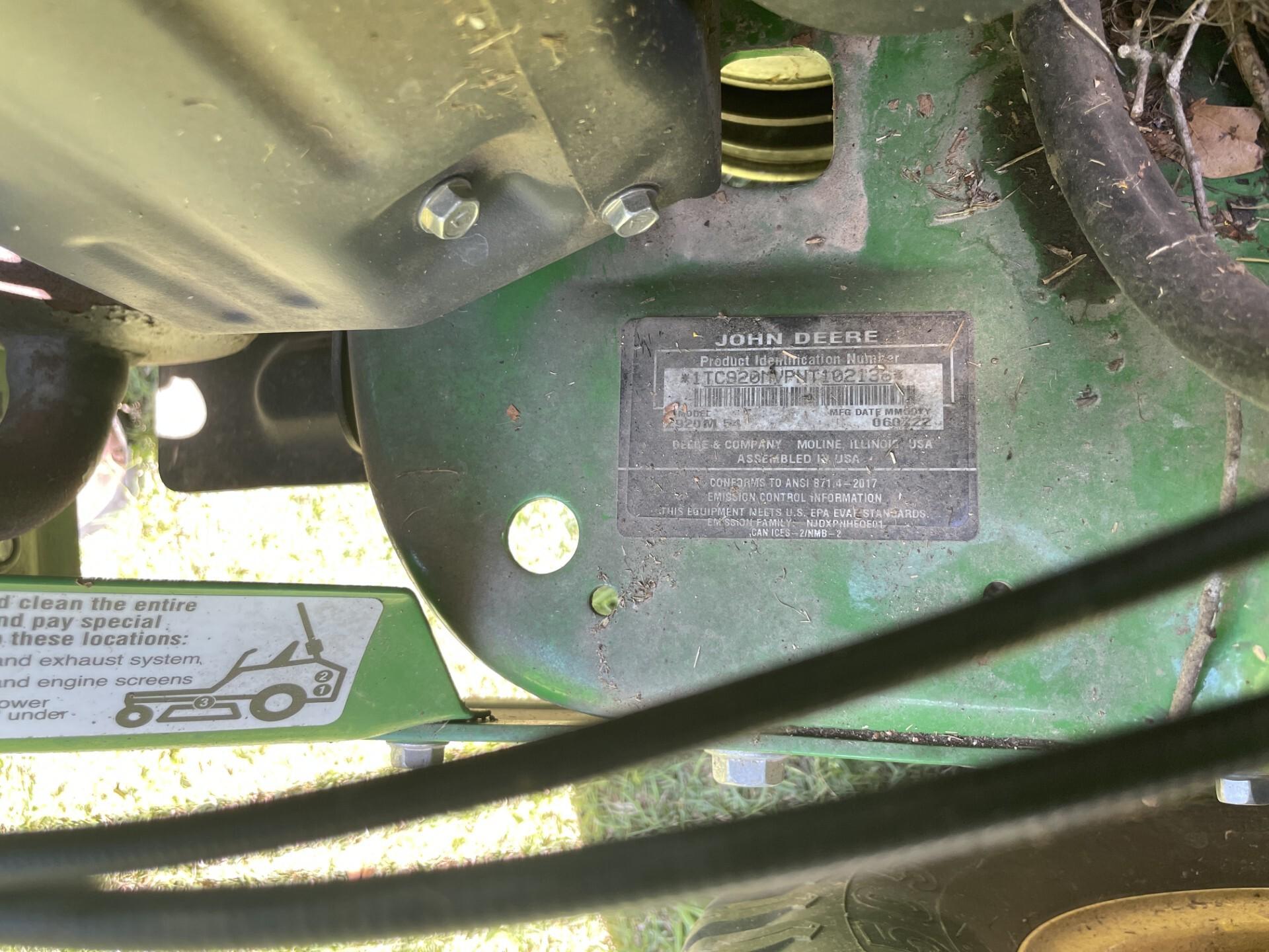 2022 John Deere Z920M Image