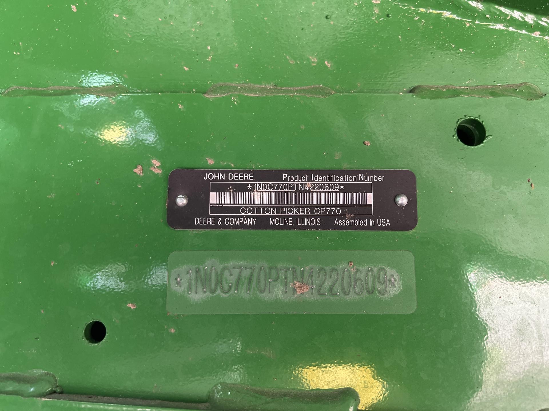 2022 John Deere CP770 Image