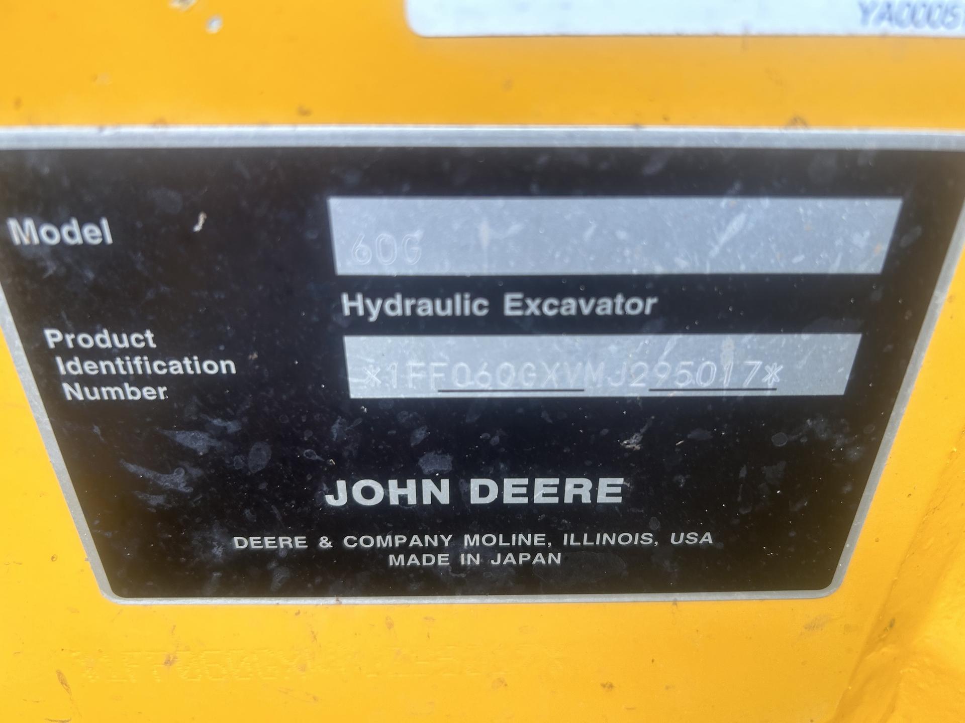 2022 John Deere 60G Image