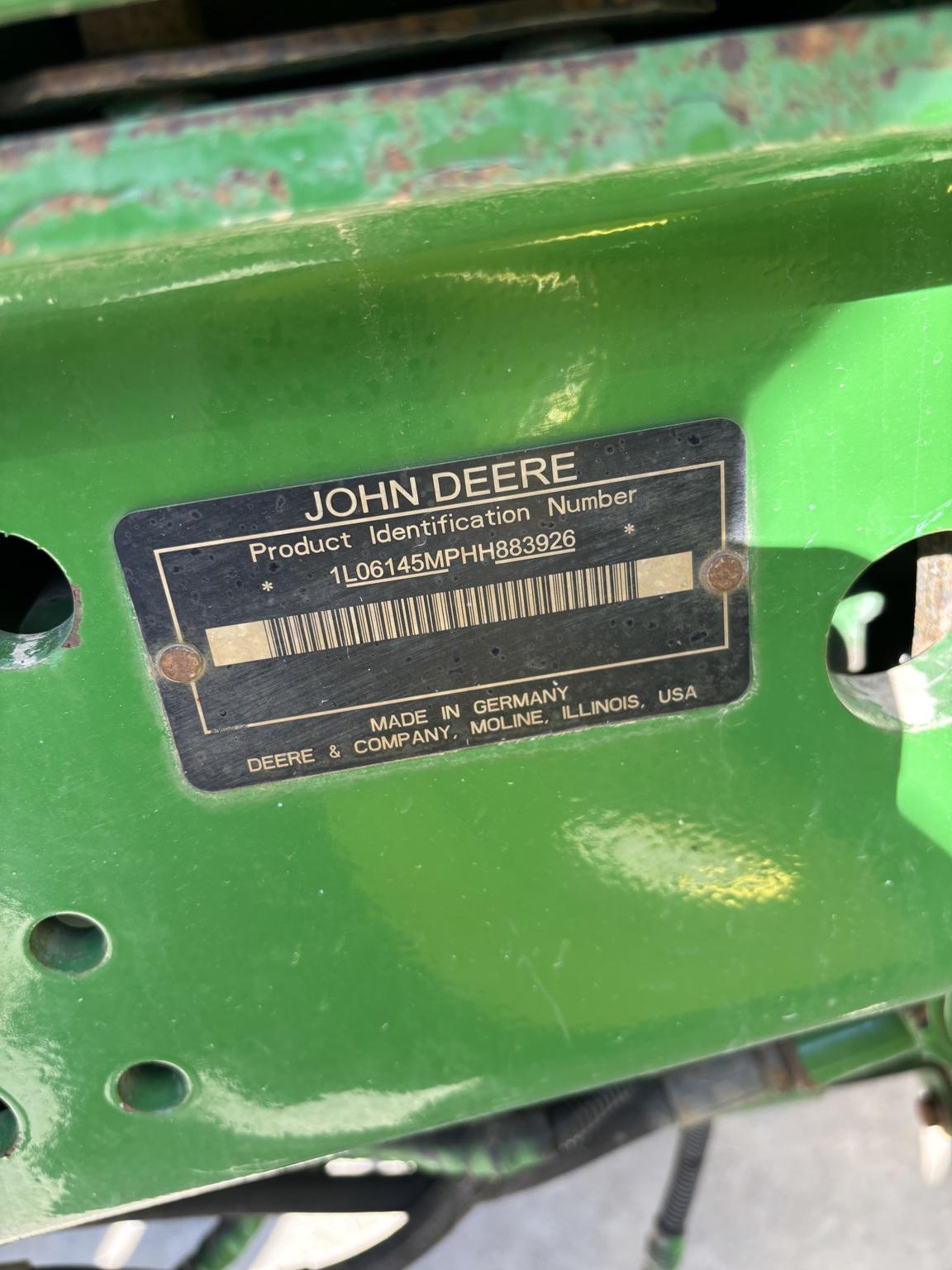 2017 John Deere 6145M Image