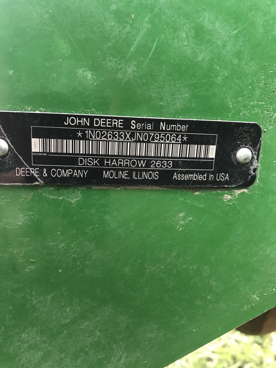 2022 John Deere 2633 Image