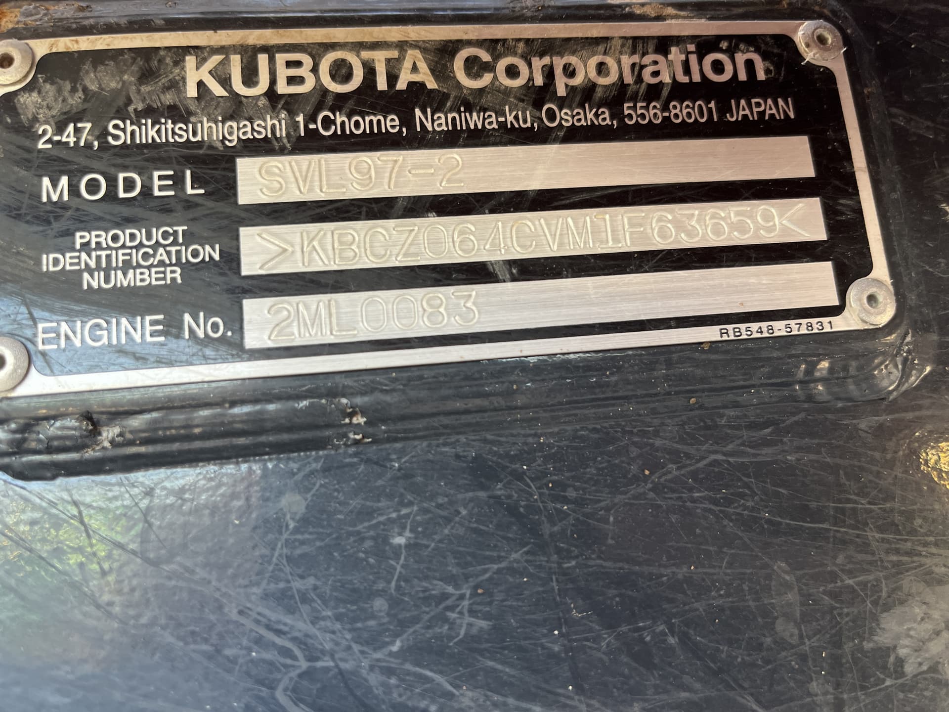 2021 Kubota SVL97-2 Image