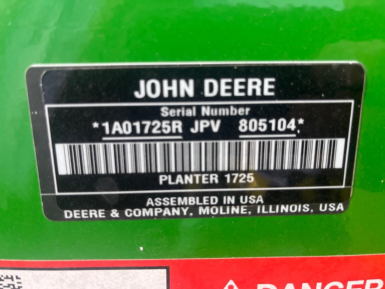 2024 John Deere 1725 Image