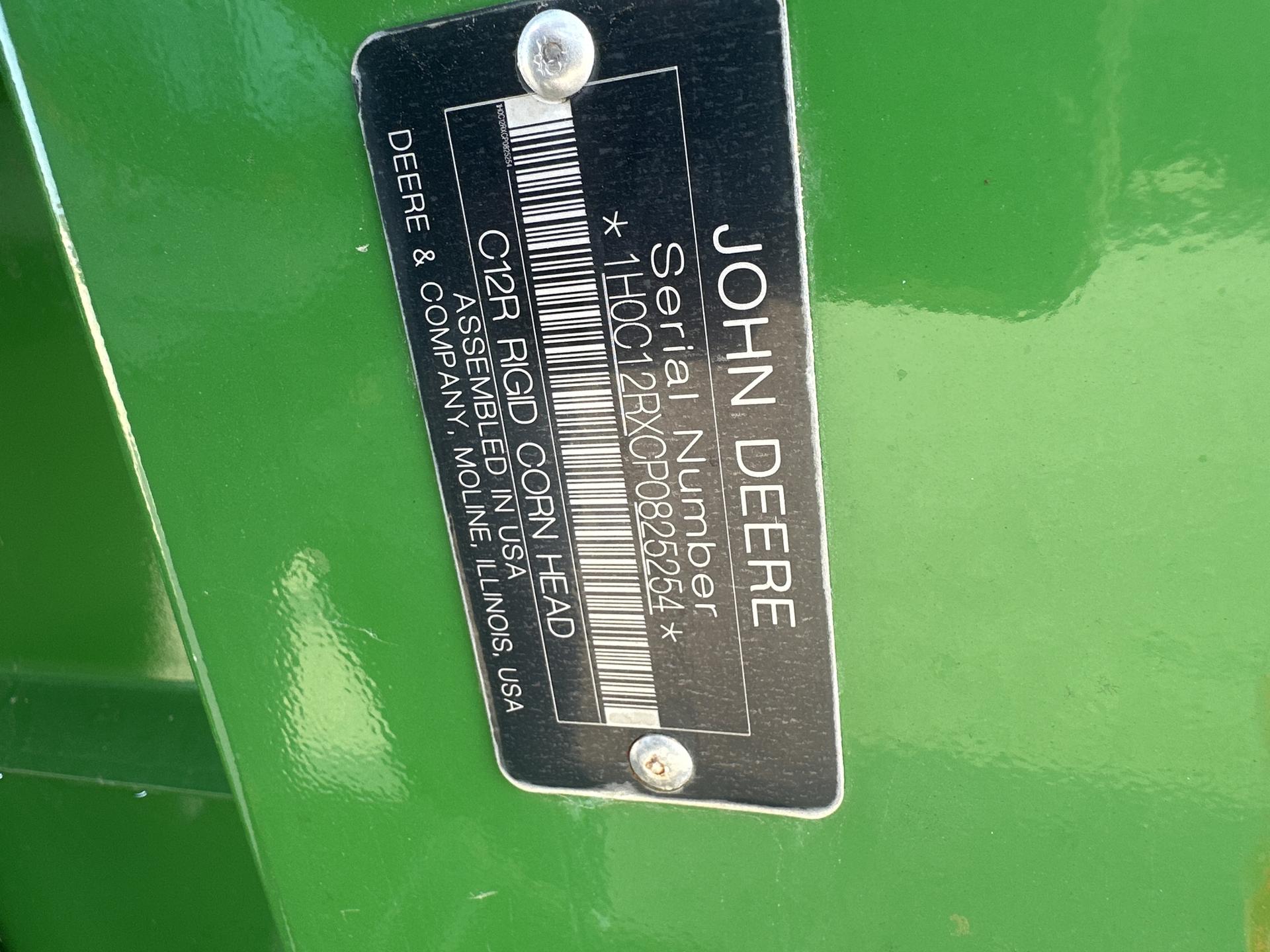 2023 John Deere C12R Image