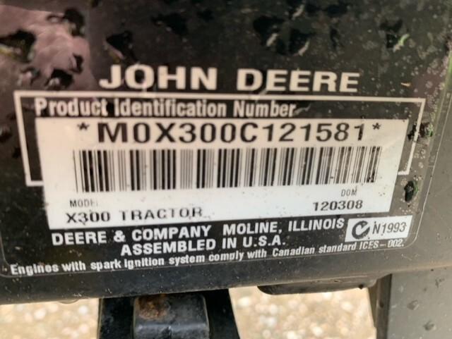 2009 John Deere X300 Image