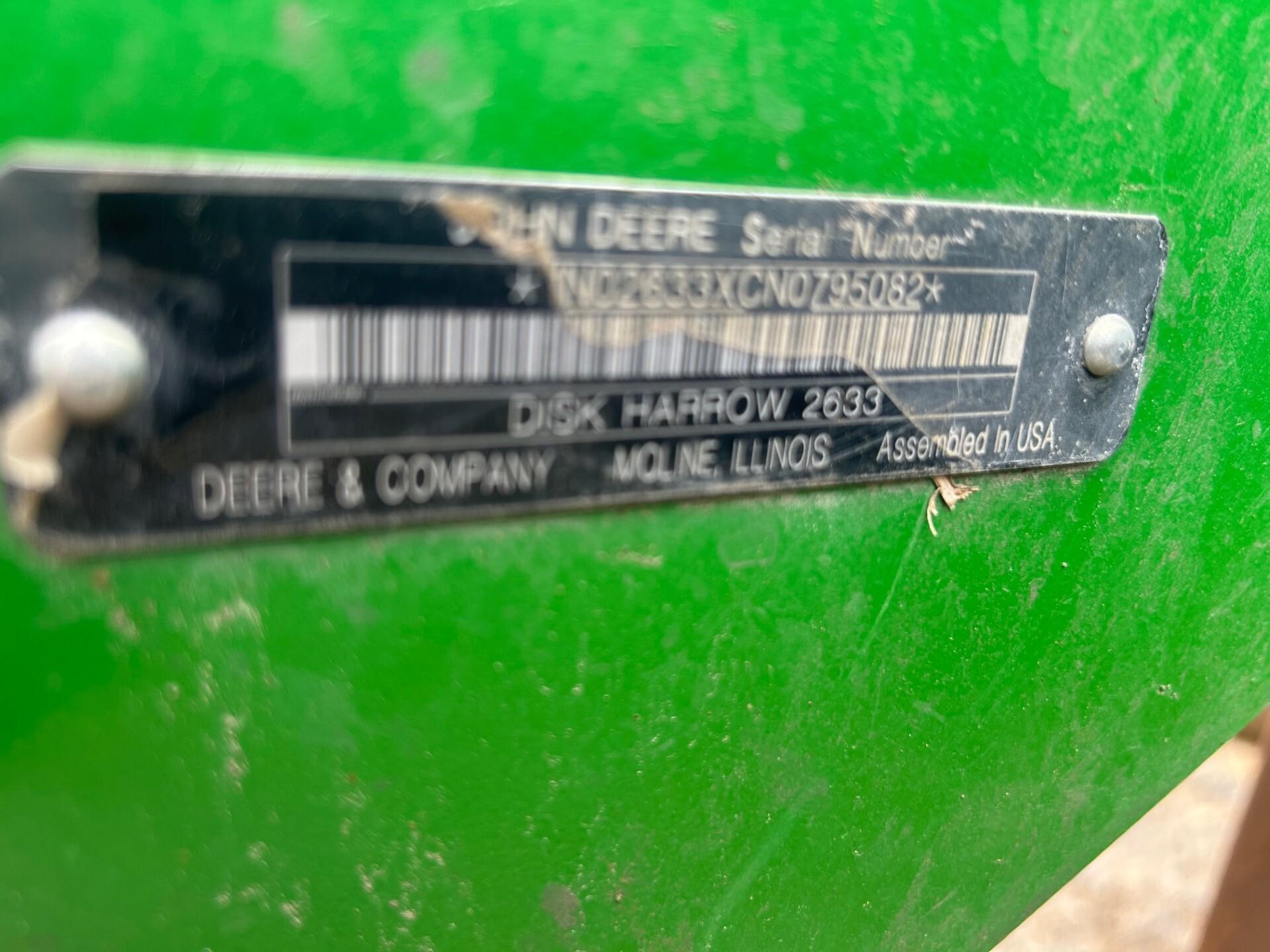 2023 John Deere 2633 LT Fold Disk – 40’8″ DPFS Image