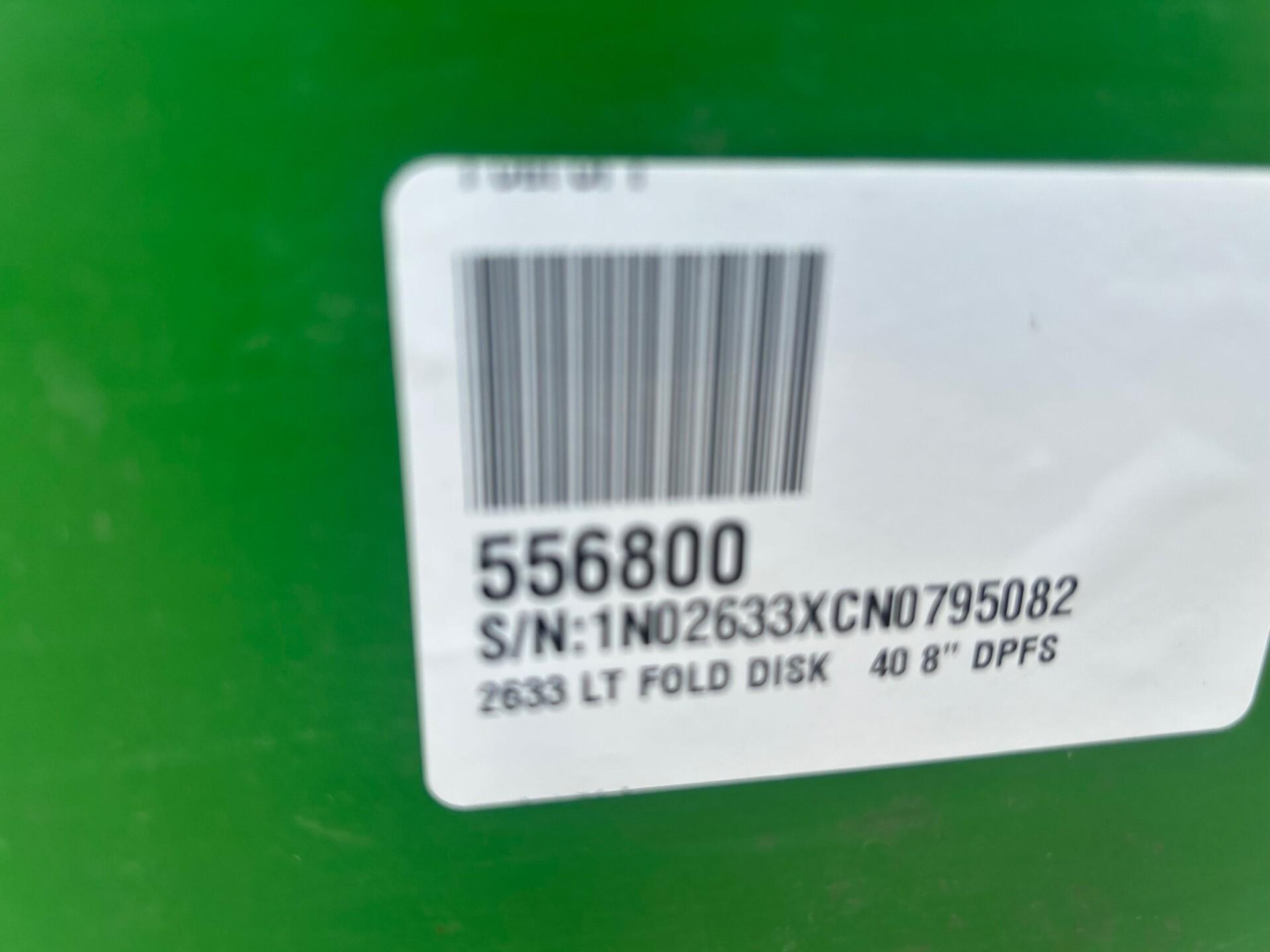 2023 John Deere 2633 LT Fold Disk – 40’8″ DPFS Image