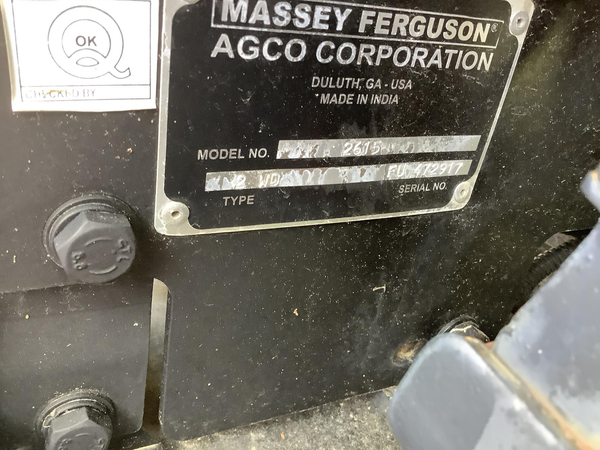 2009 Massey Ferguson 2615 Image
