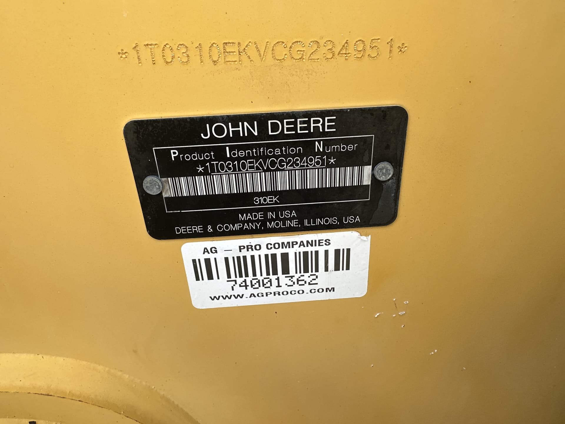 2012 John Deere 310K EP Image