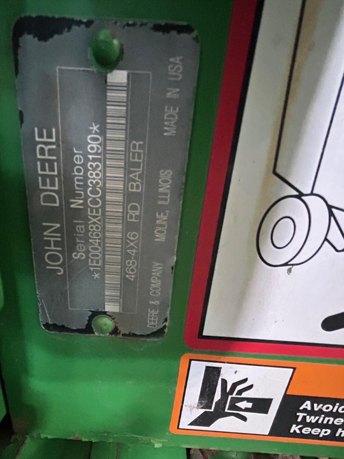 2012 John Deere 468 Image
