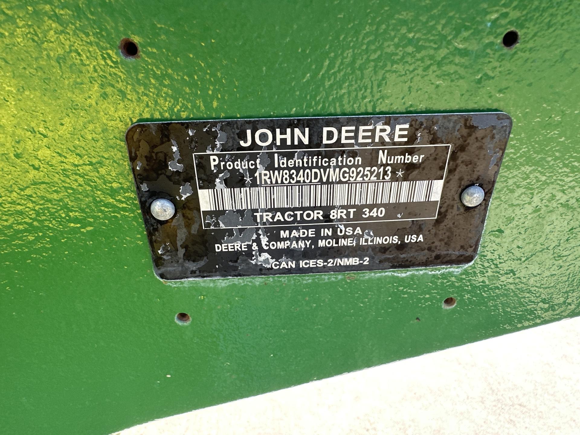 2021 John Deere 8RT 340 Image