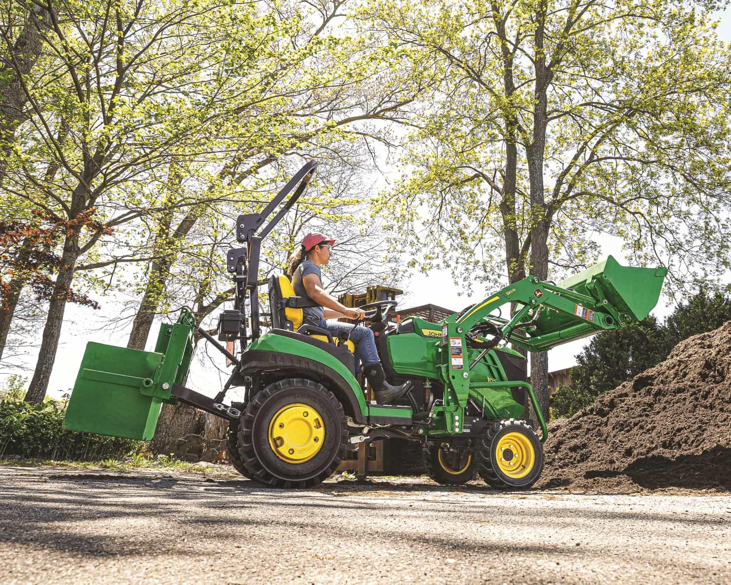 John Deere 1025R with 120R Loader