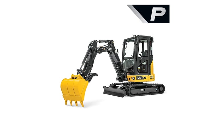 26 P-Tier Compact Excavator