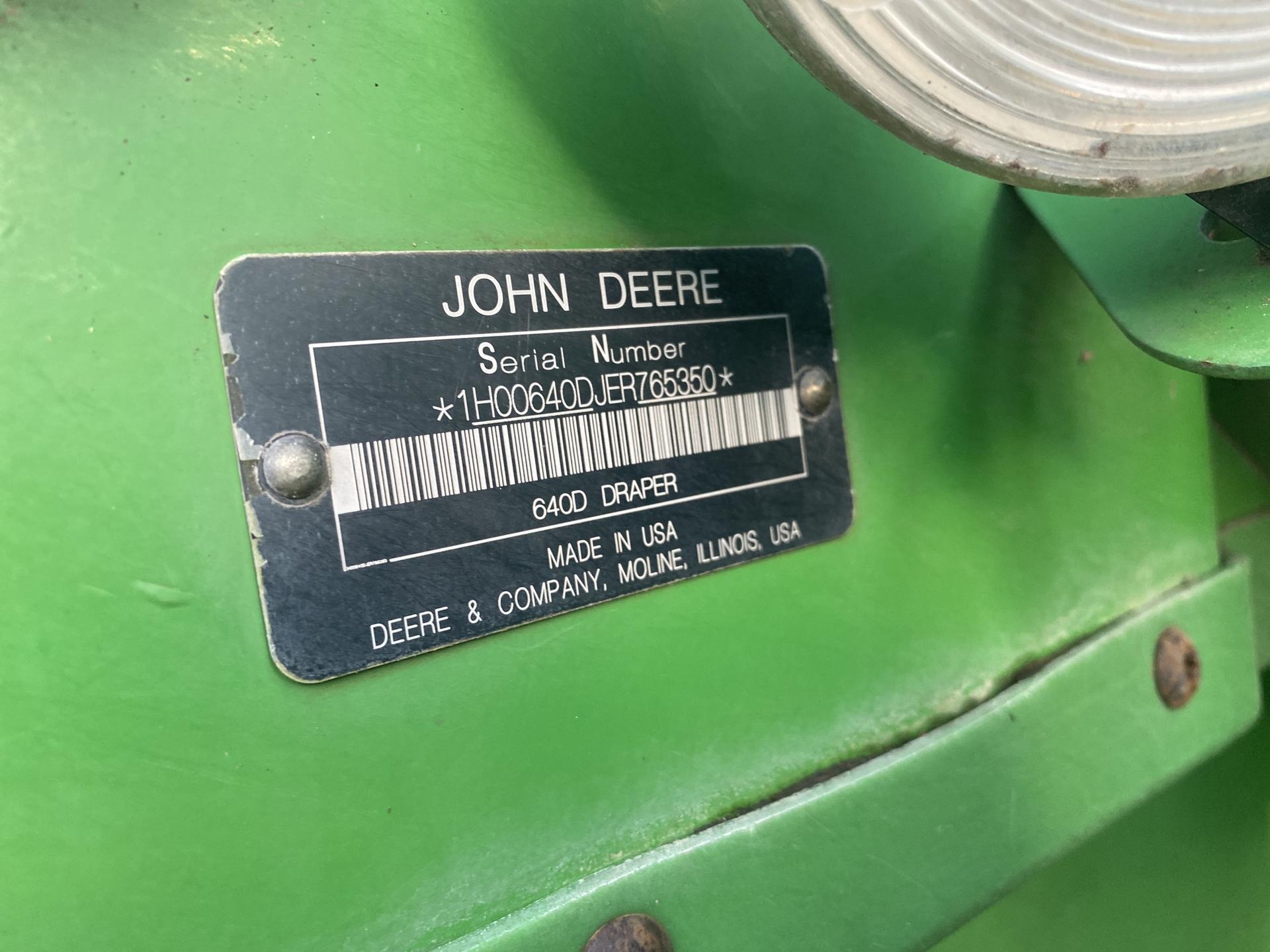 2014 John Deere 640D