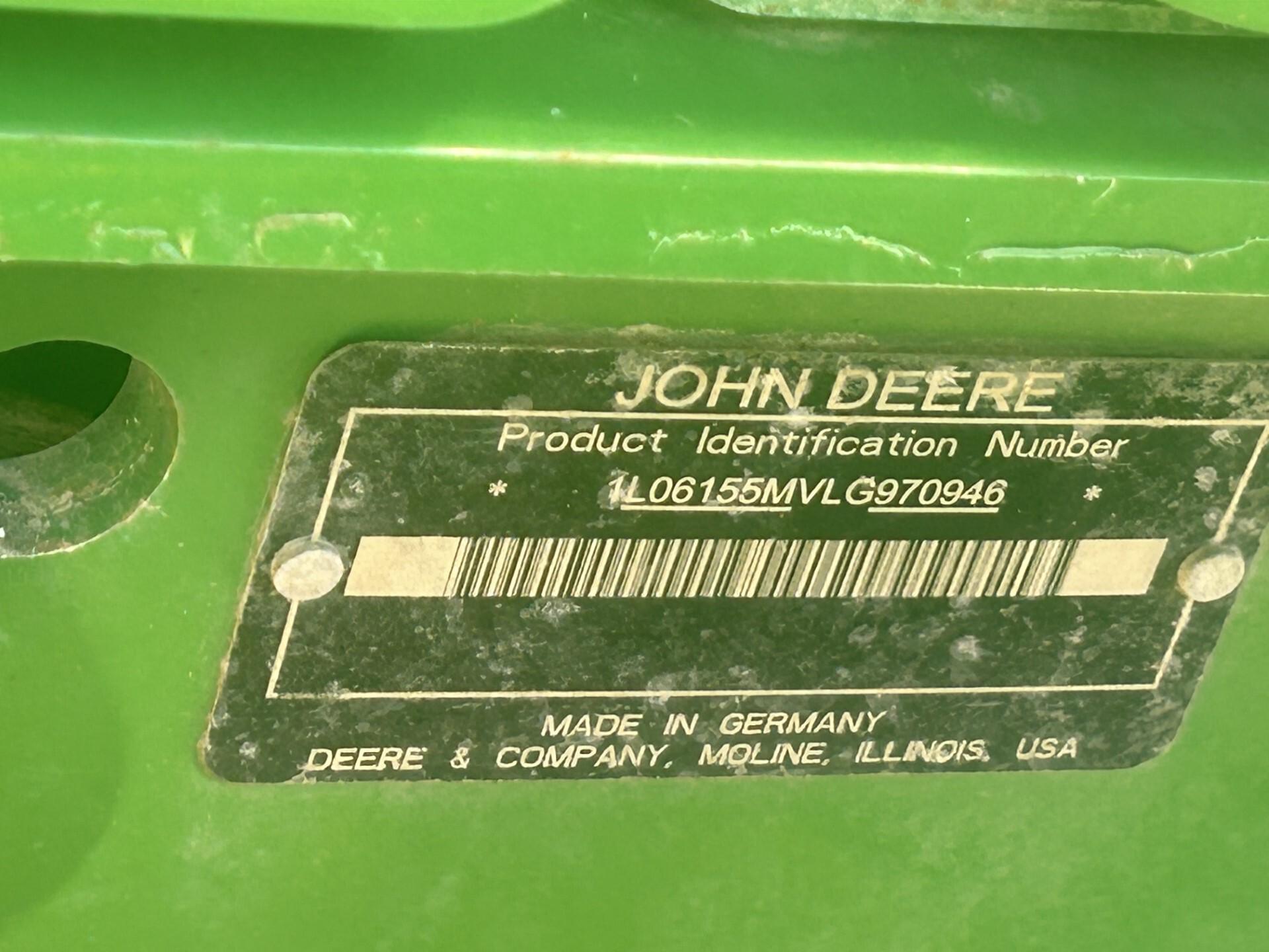 2020 John Deere 6155M