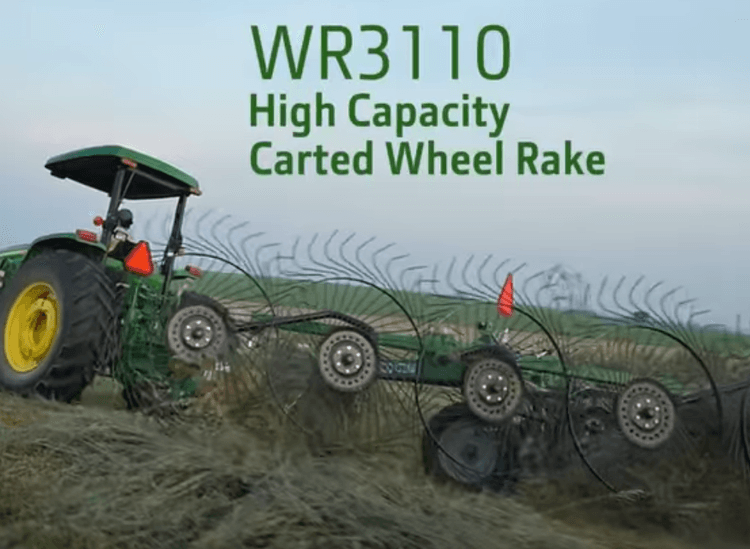 Frontier WR31 Series High Capacity Carted Wheel Rakes.