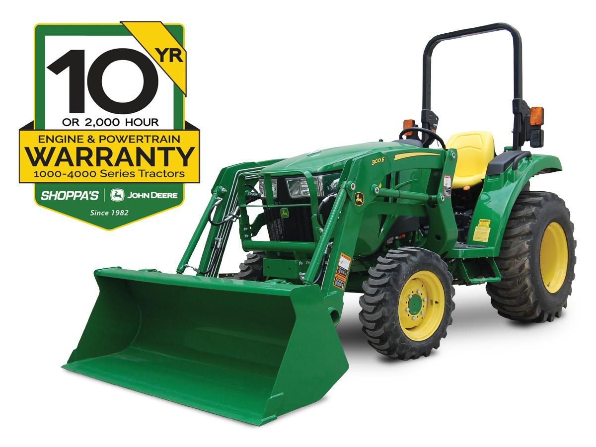 3025D COMPACT TRACTOR WITH 300E LOADER – $283 MONTHLY