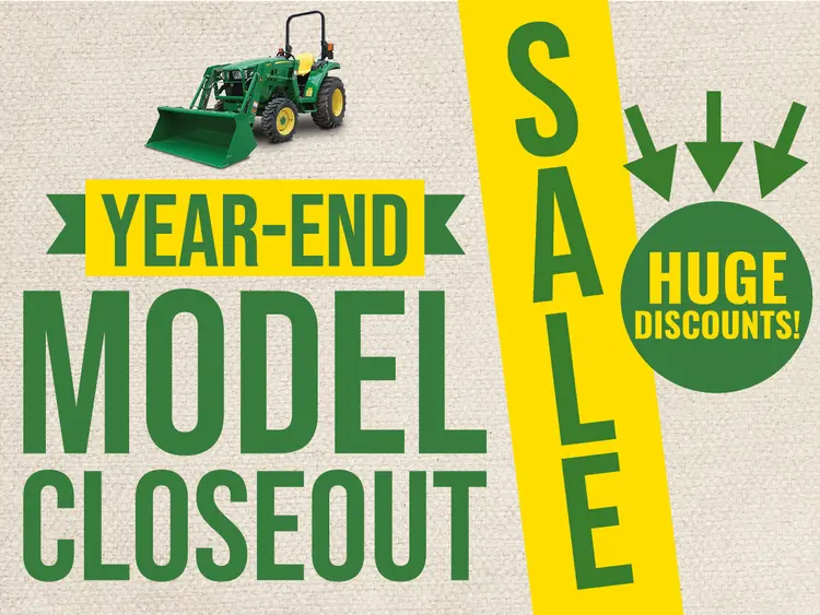 YEAR-END MODEL CLOSEOUT SALE